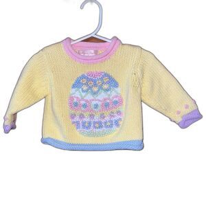 Jillian’s Closet Pastel Easter Sweater 3 Months